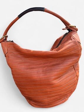 IL DUCA Women's Made in Italy Brown Leather Hobo Shoulder Bag Purse